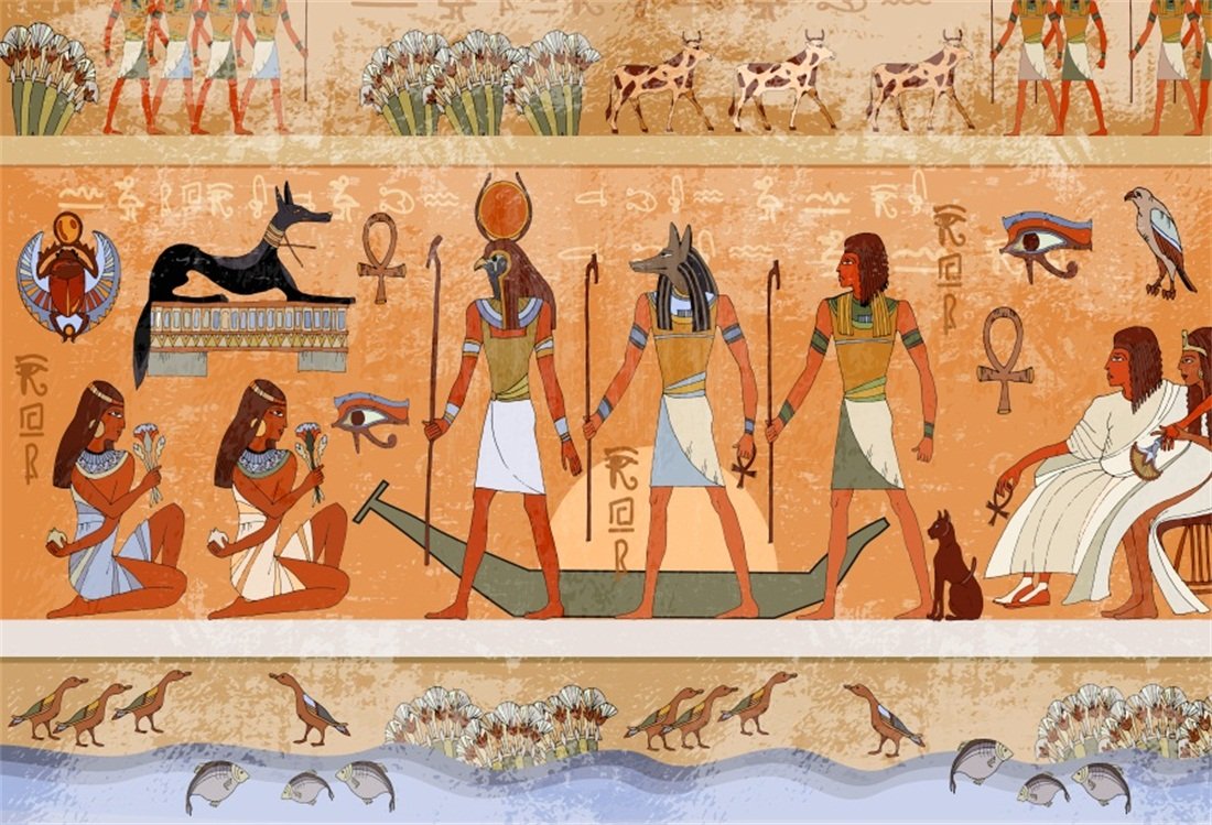 Ancient Egypt Art Background