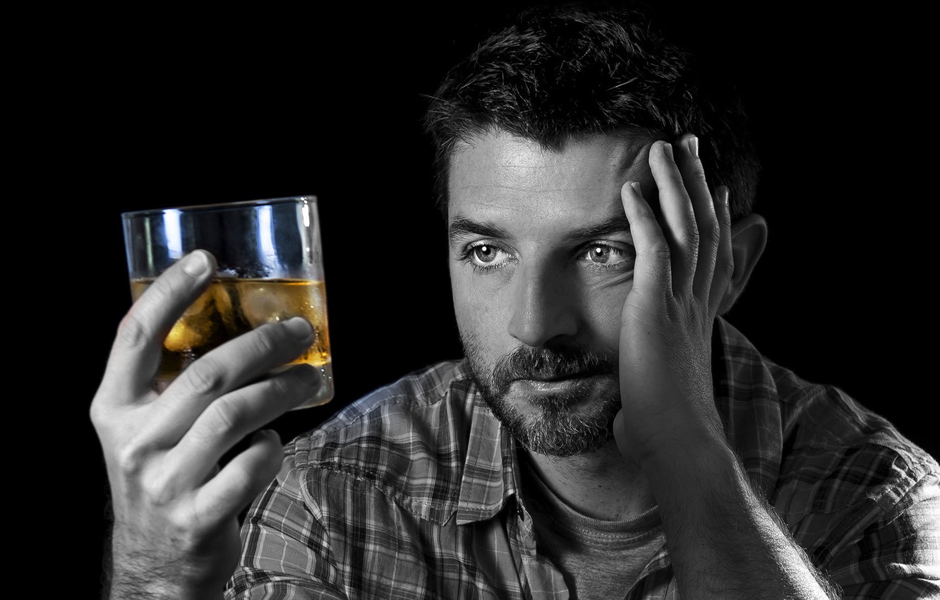 Wallpaper man, alcoholic beverage, alcoholism image for desktop, section мужчины