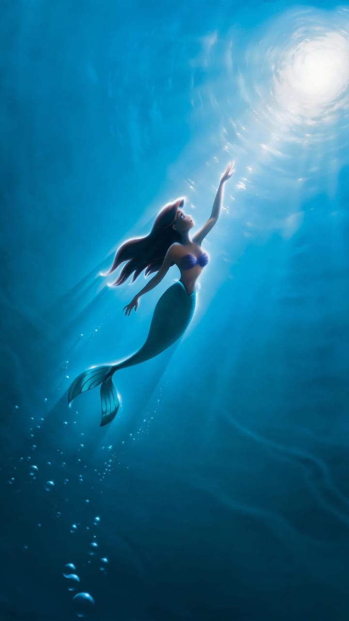 disney wallpaper, lockscreen and ariel