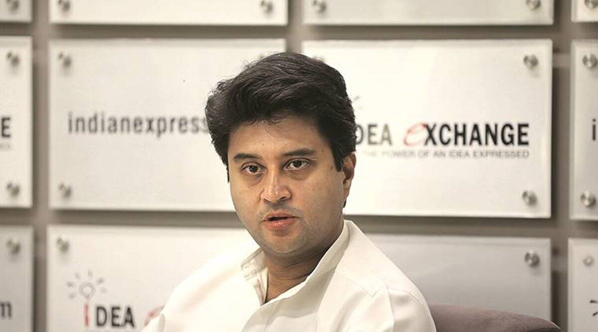 Jyotiraditya Scindia to journalists: Have you never winked in your life?. India News, The Indian Express