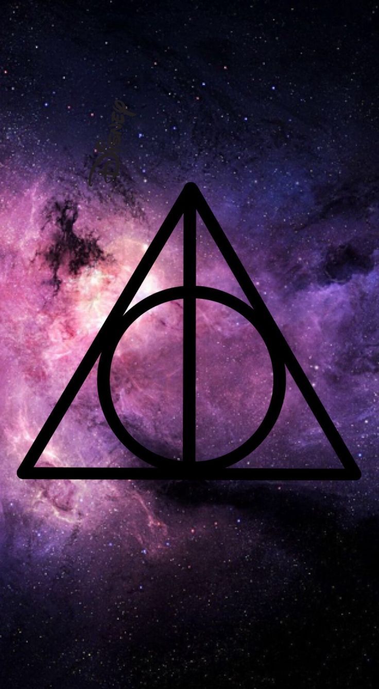 Harry Potter And The Deathly Hallows Symbol Wallpaper High Quality On Wallpaper 1080p. Harry potter wallpaper, Harry potter wallpaper phone, Harry potter painting