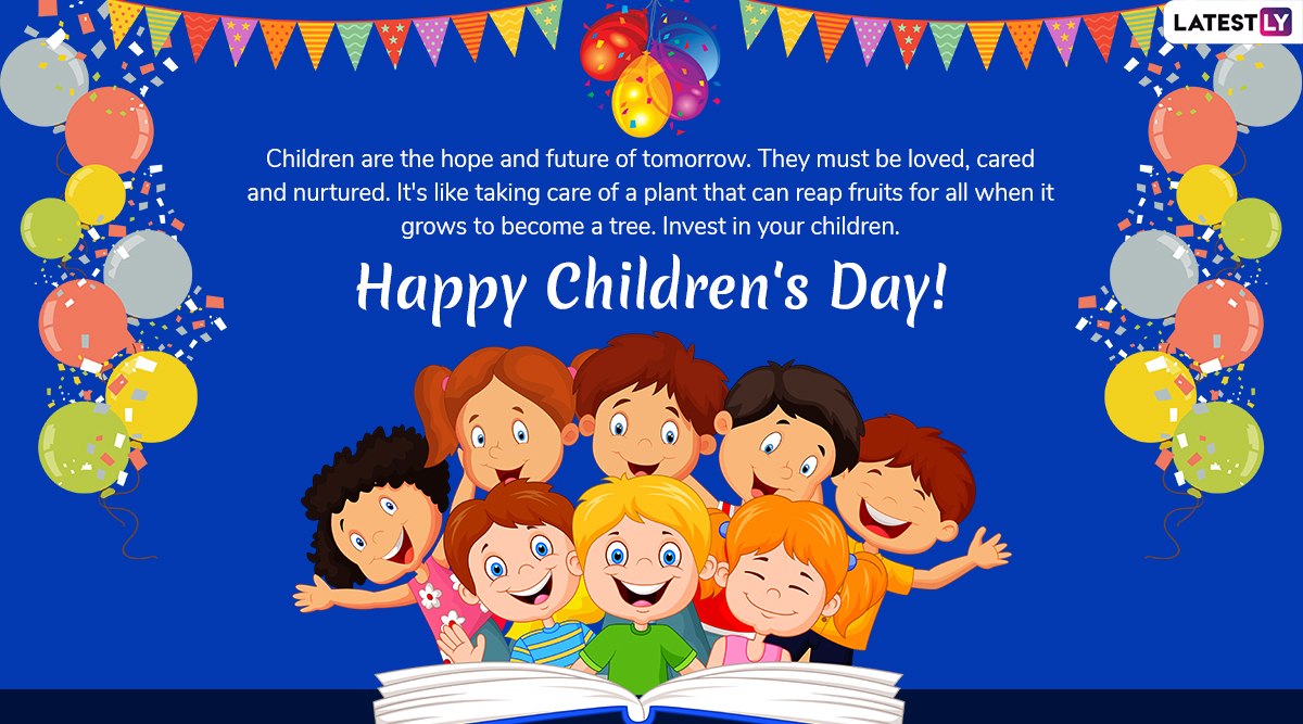 Happy Children's Day 2020 Wishes in English and Hindi: WhatsApp Stickers, Image, GIF Greetings, Quotes, SMS and Photo to Celebrate Bal Diwas