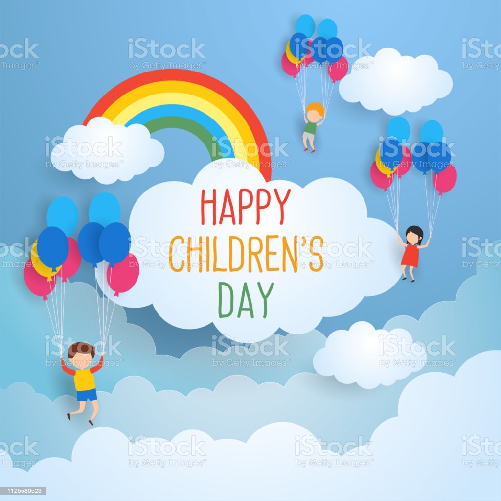 Happy Childrens Day For Children Celebration Stock Illustration Image Now