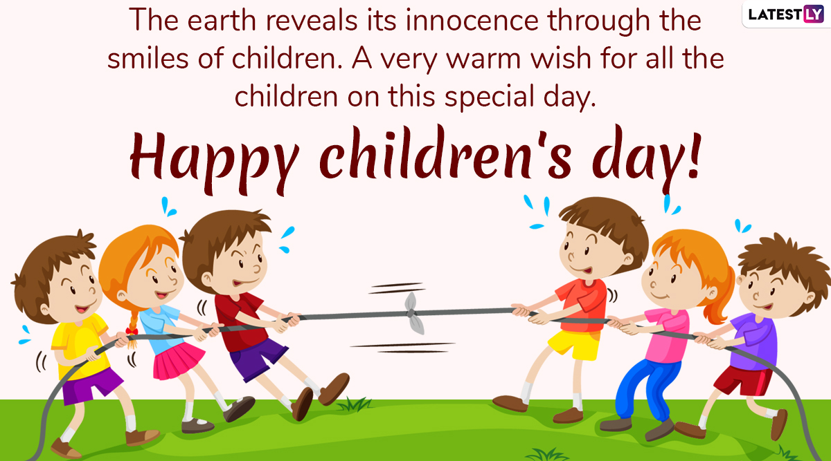 Children's Day 2020 Wishes & Bal Diwas HD Image: WhatsApp Stickers, Facebook Messages, GIF Greetings and SMS to Celebrate Pandit Jawaharlal Nehru's Birth Anniversary