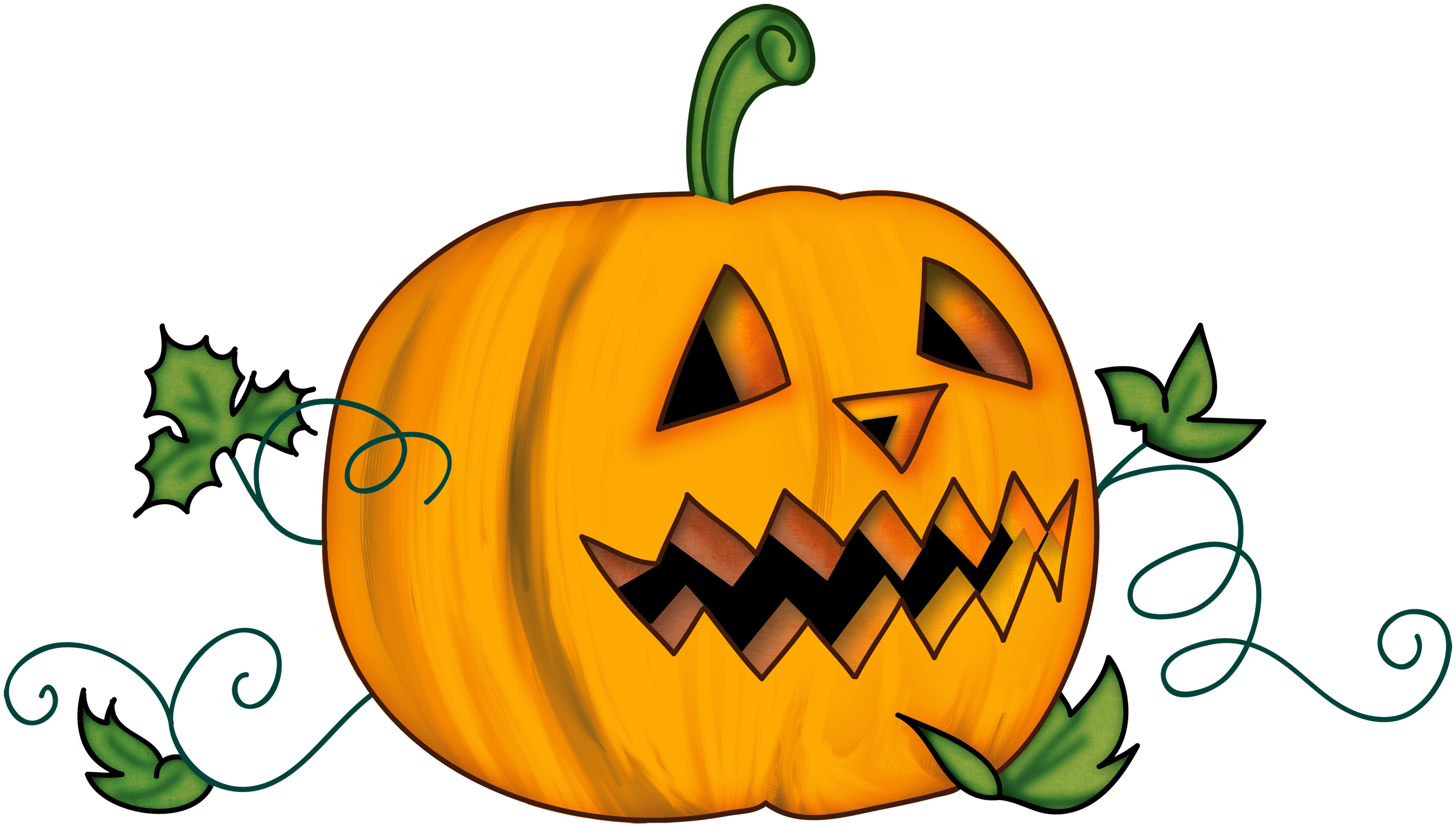 Halloween Creepy Pumpkin Clipart​-Quality Image and Transparent PNG Free Clipart
