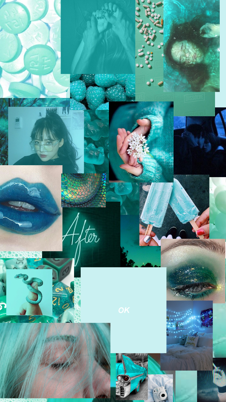 Teal Color  Teal Aesthetic Wallpaper Download  MobCup