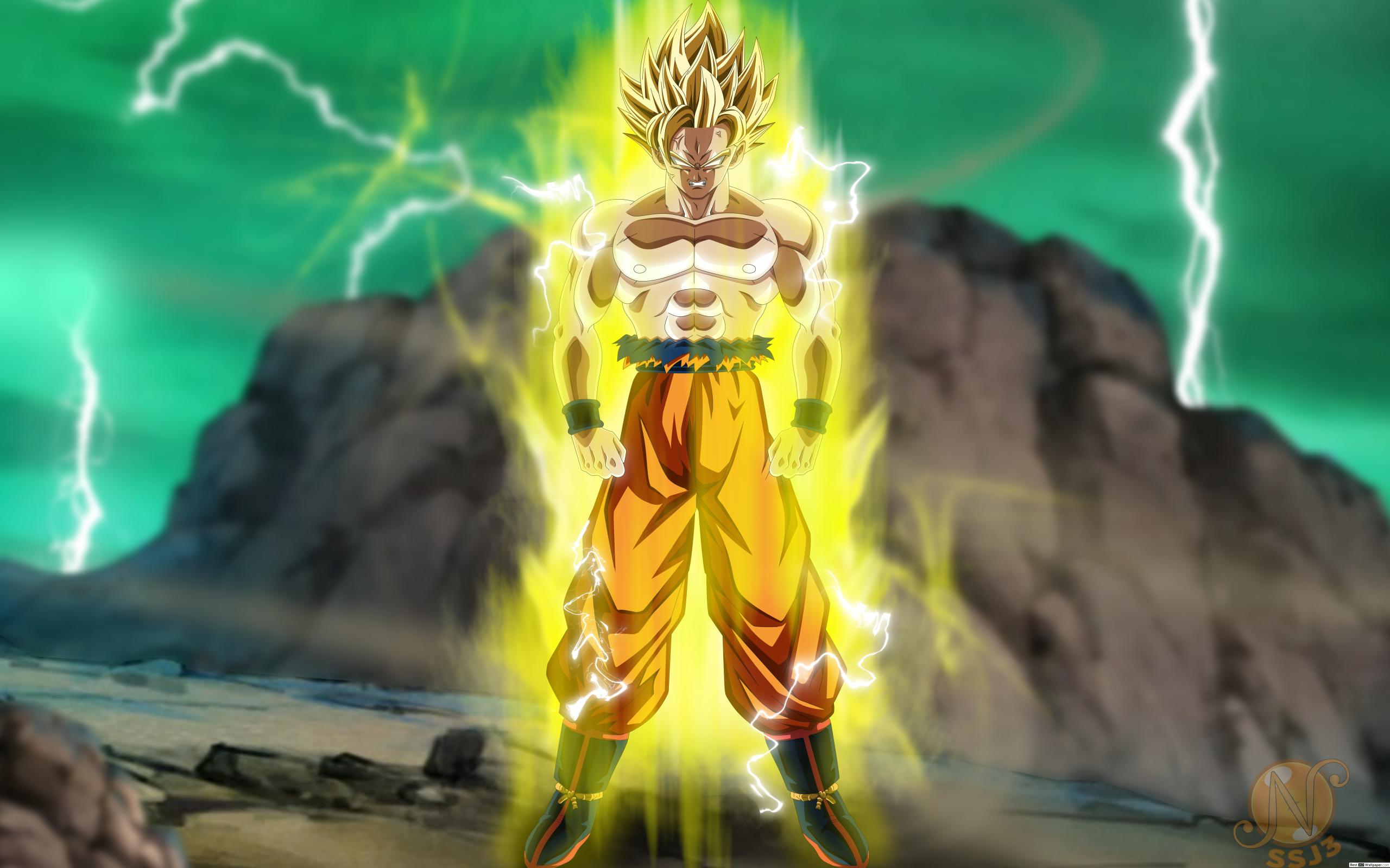 Goku Transform To Super Saiyan 2 Saga HD wallpaper download