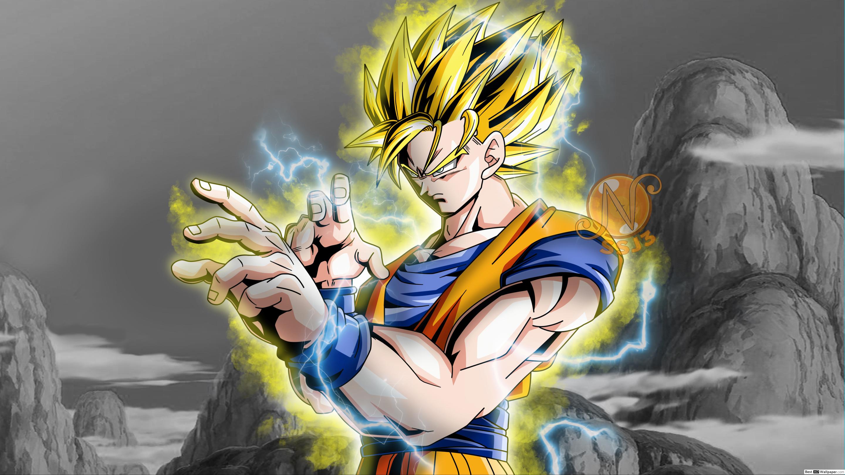 Goku Super Saiyan 2 HD wallpaper download