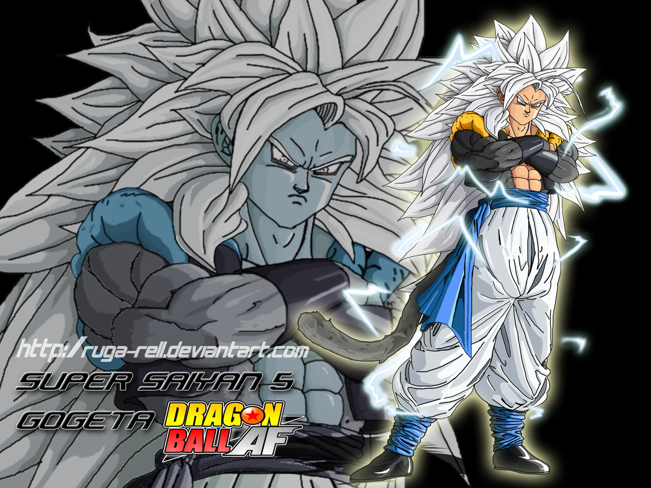 Gogeta AF)super Saiyajin 1000  Super sayajin, Goku super saiyan, Goku  super sayajin