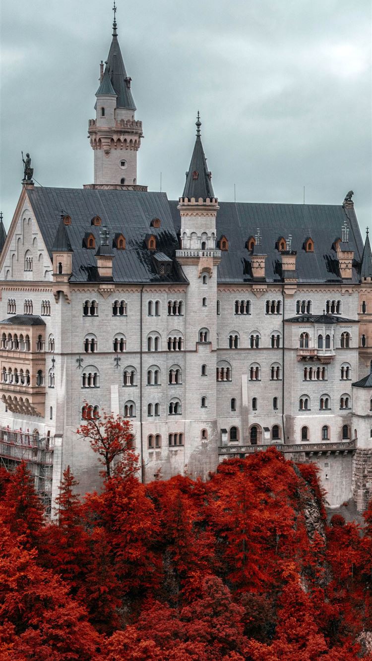 Best Neuschwanstein castle iPhone 8 HD Wallpaper