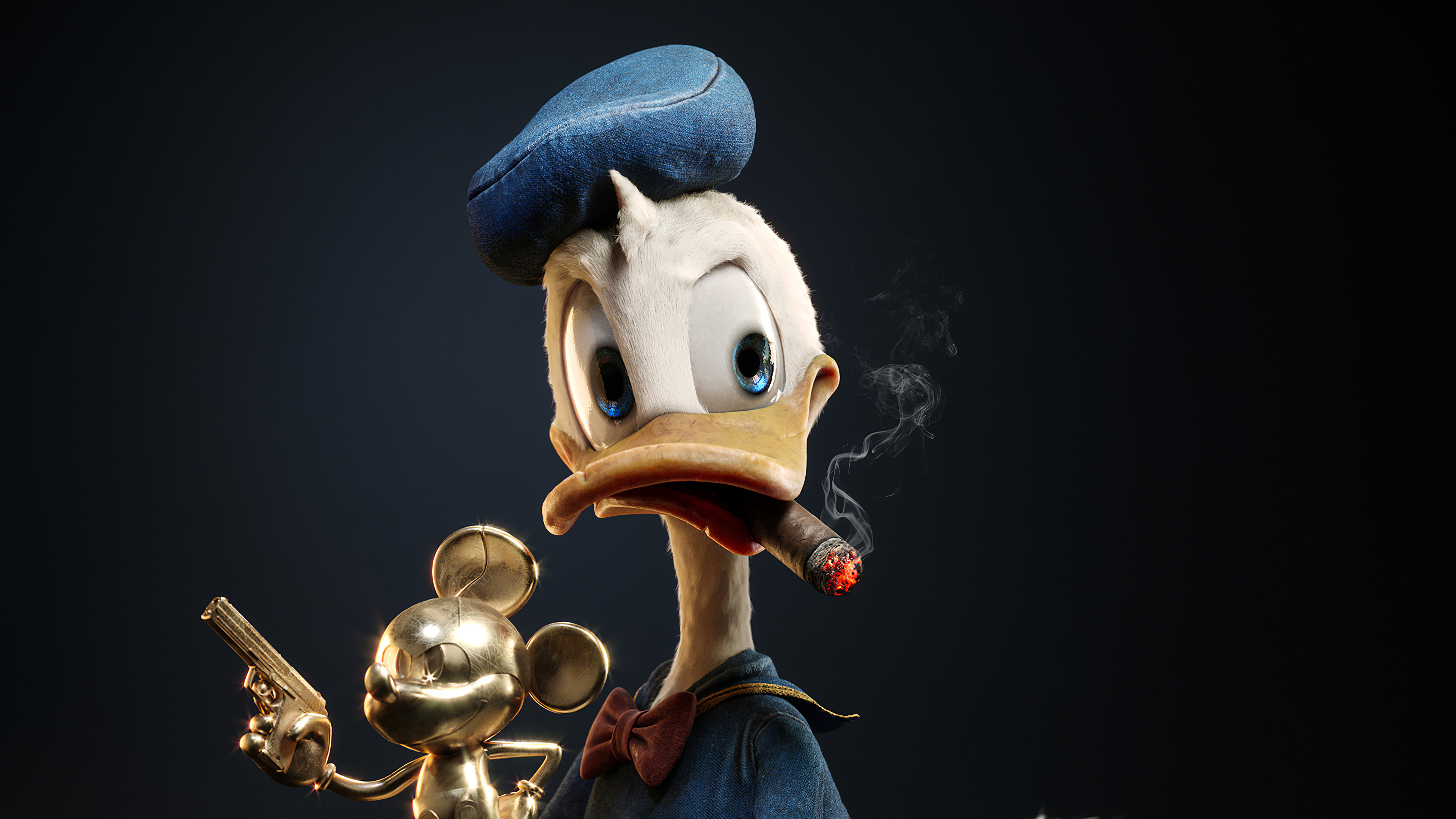 Donald Duck Found A Treasure 4k, HD Cartoons, 4k Wallpaper, Image, Background, Photo and Picture