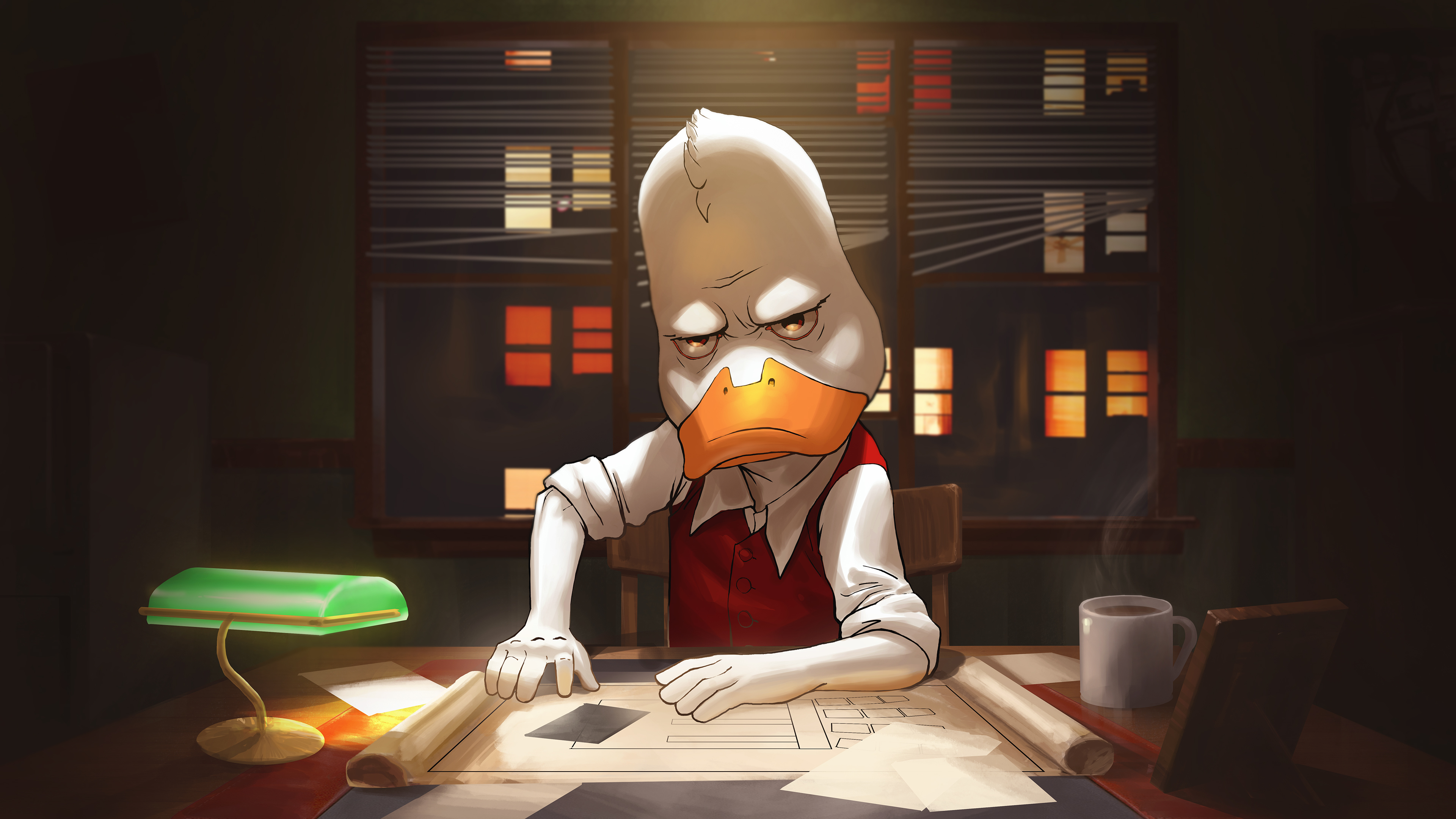 Wallpaper 4k Howard The Duck Contest Of Champions Wallpaper