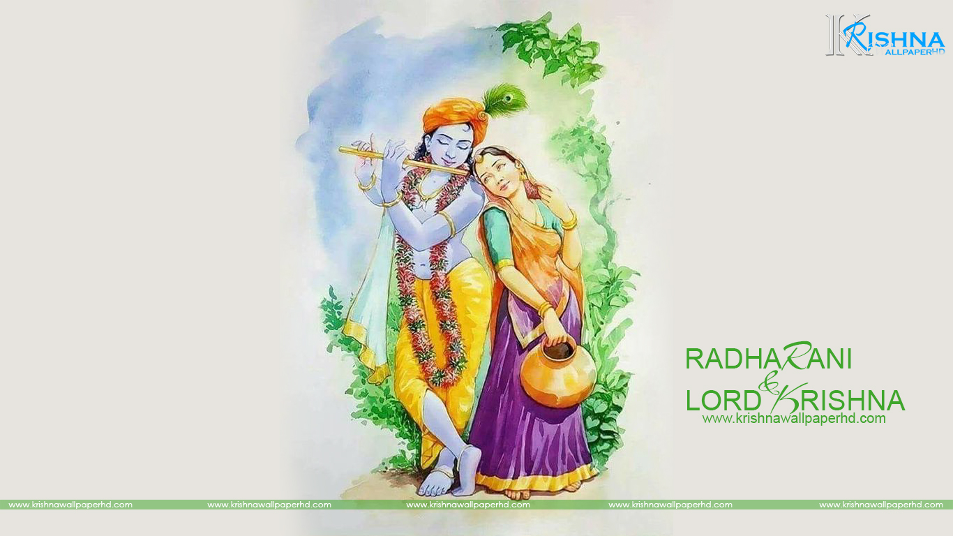 Radha Krishna Painting Wallpaper Wallpaper Hd Free God HD Wallpaper, Image, Pics And Photo