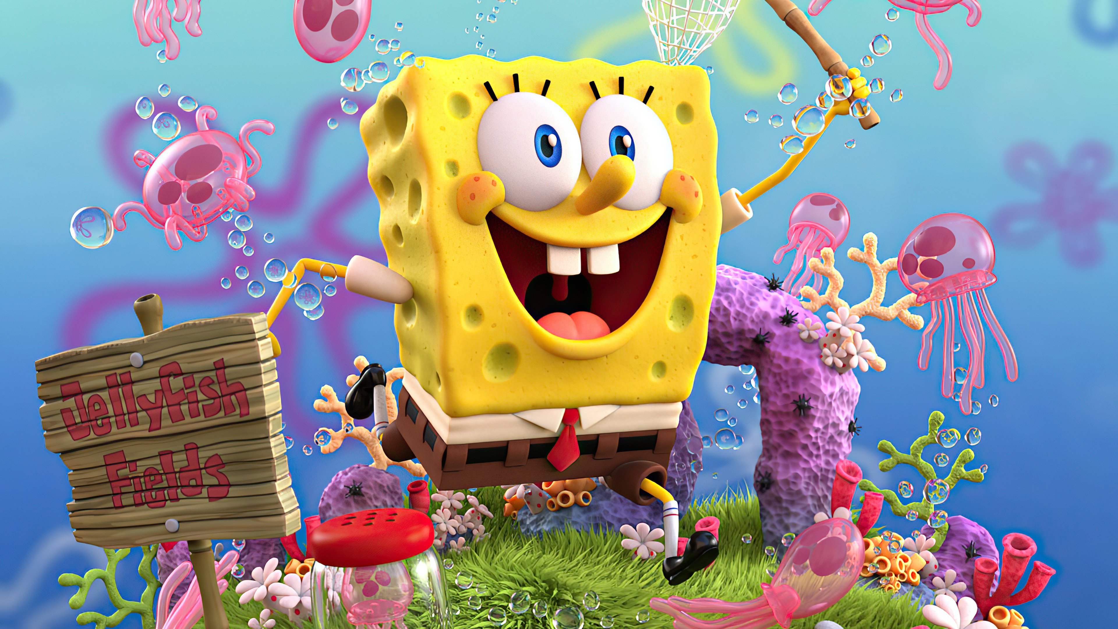 SpongeBob SquarePants 4k 2020, HD Cartoons, 4k Wallpapers, Image, Backgroun...