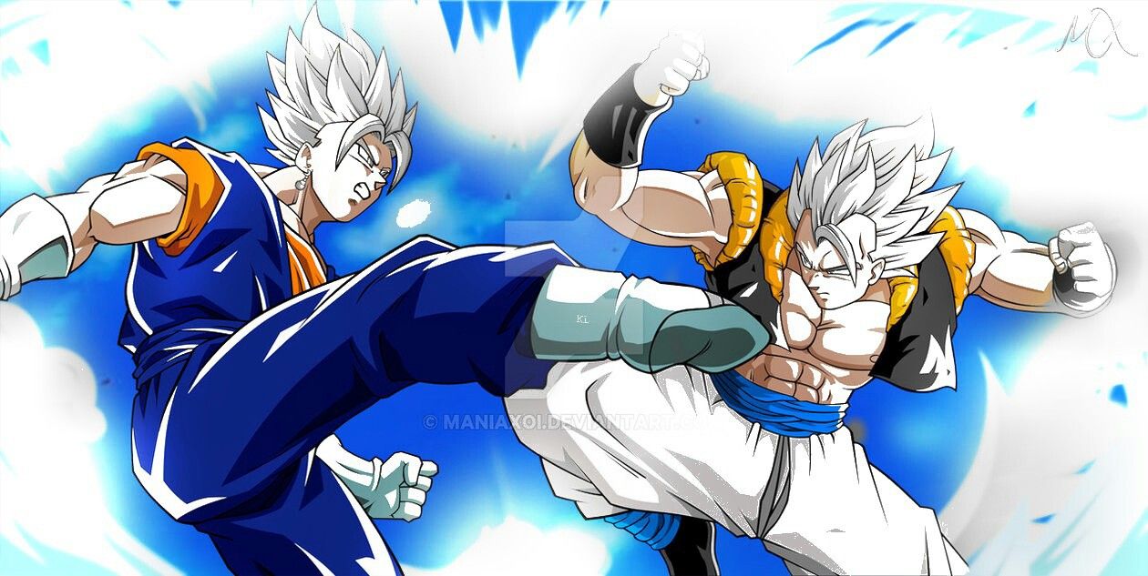 Vegetto MUI VS Gogeta MUI. Akira, Dragon ball, Anime