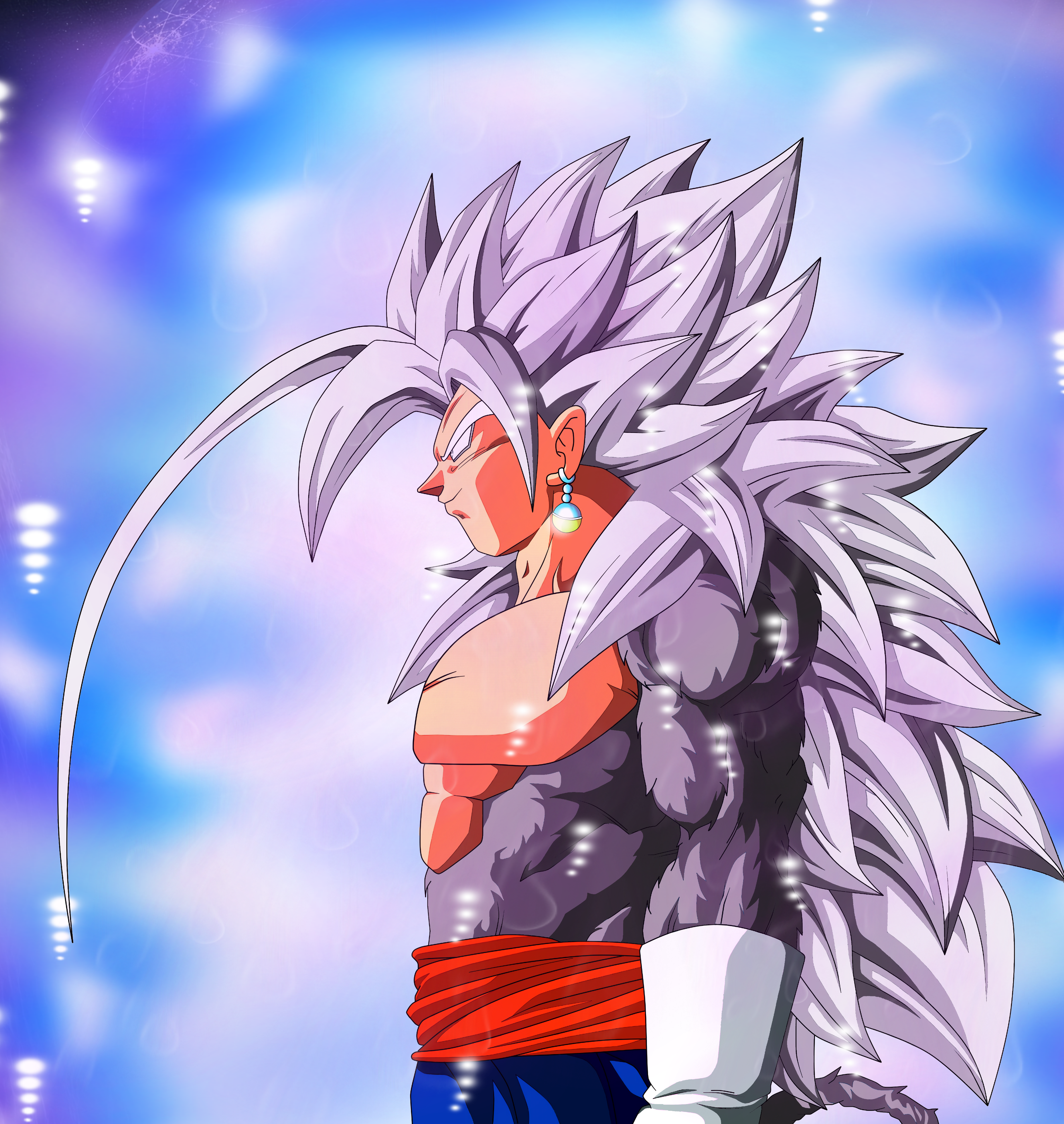Vegetto MUI SSJ5. Anime dragon ball super, Anime dragon ball, Dark fantasy art