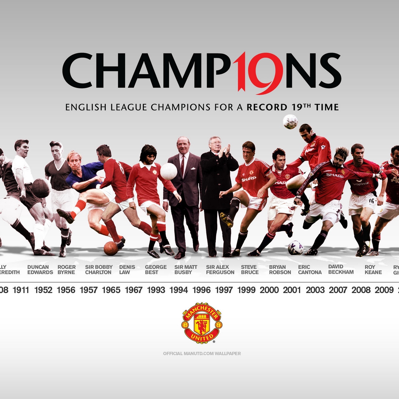 Wallpaper Manchester United, Team, Football, Champions, Utd Champions 19