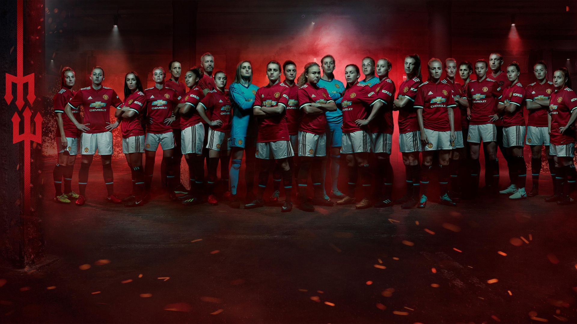 Announcement of players in Man Utd Women squad. Official Manchester United Website. Manchester united wallpaper, Manchester united, Man united