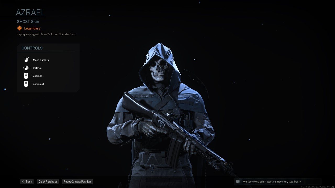 Modern Warfare to Get the Ghost Azrael (Grim Reaper) Operator Skin. Attack of the Fanboy