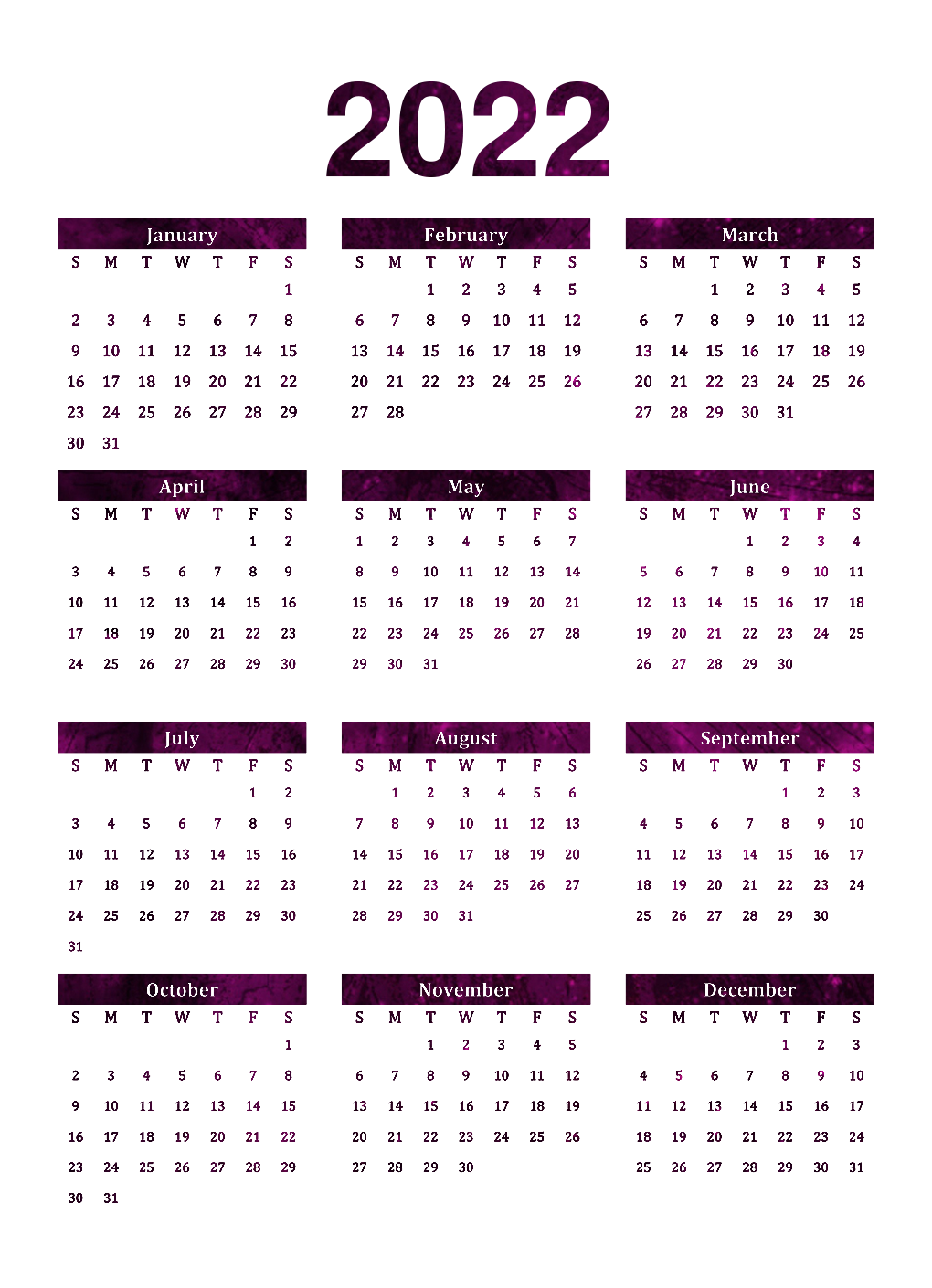 2022 Calendar PNG Image Transparent Backgrounds