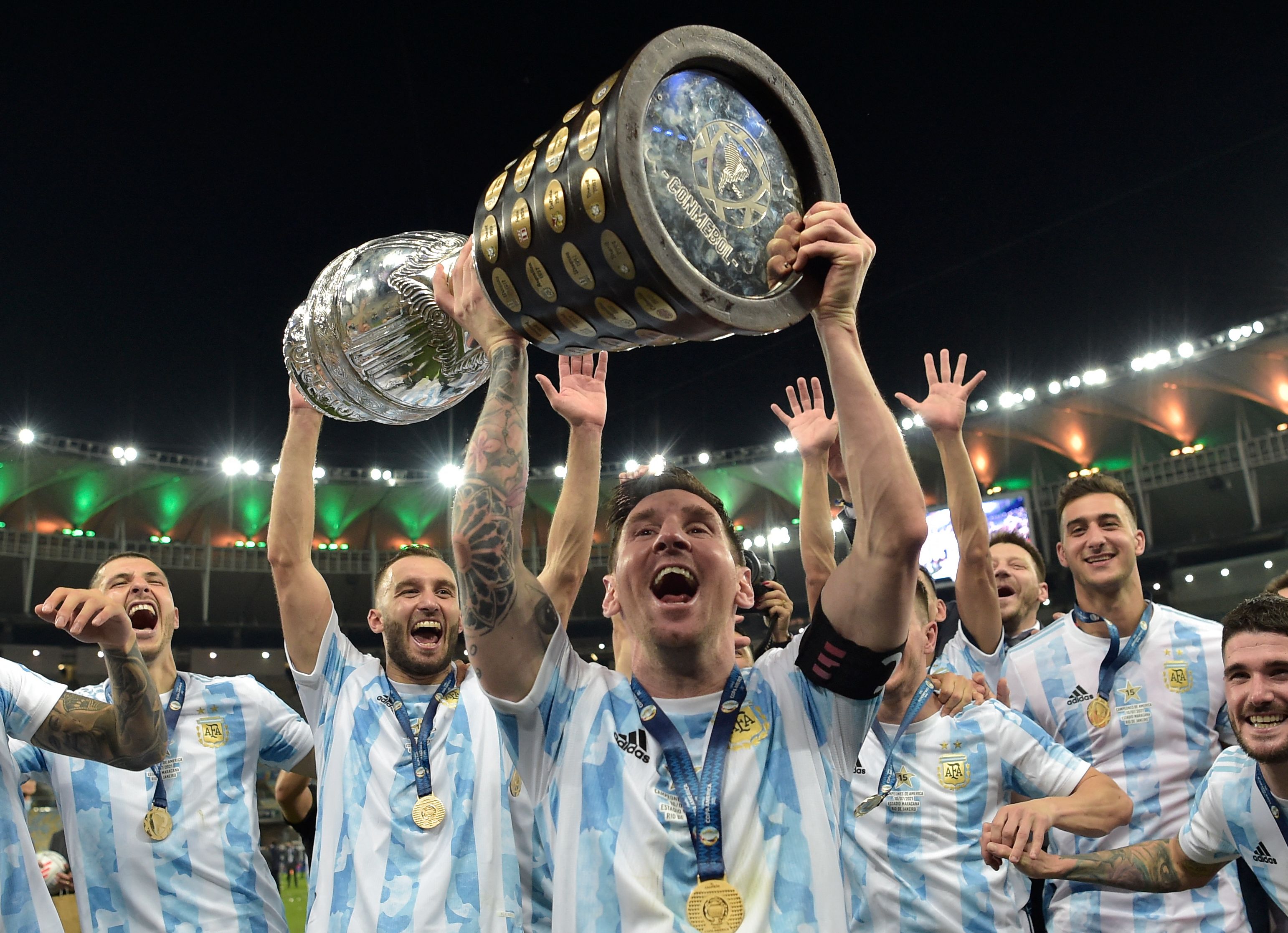 In pics: Lionel Messi celebrates Argentina's Copa America win