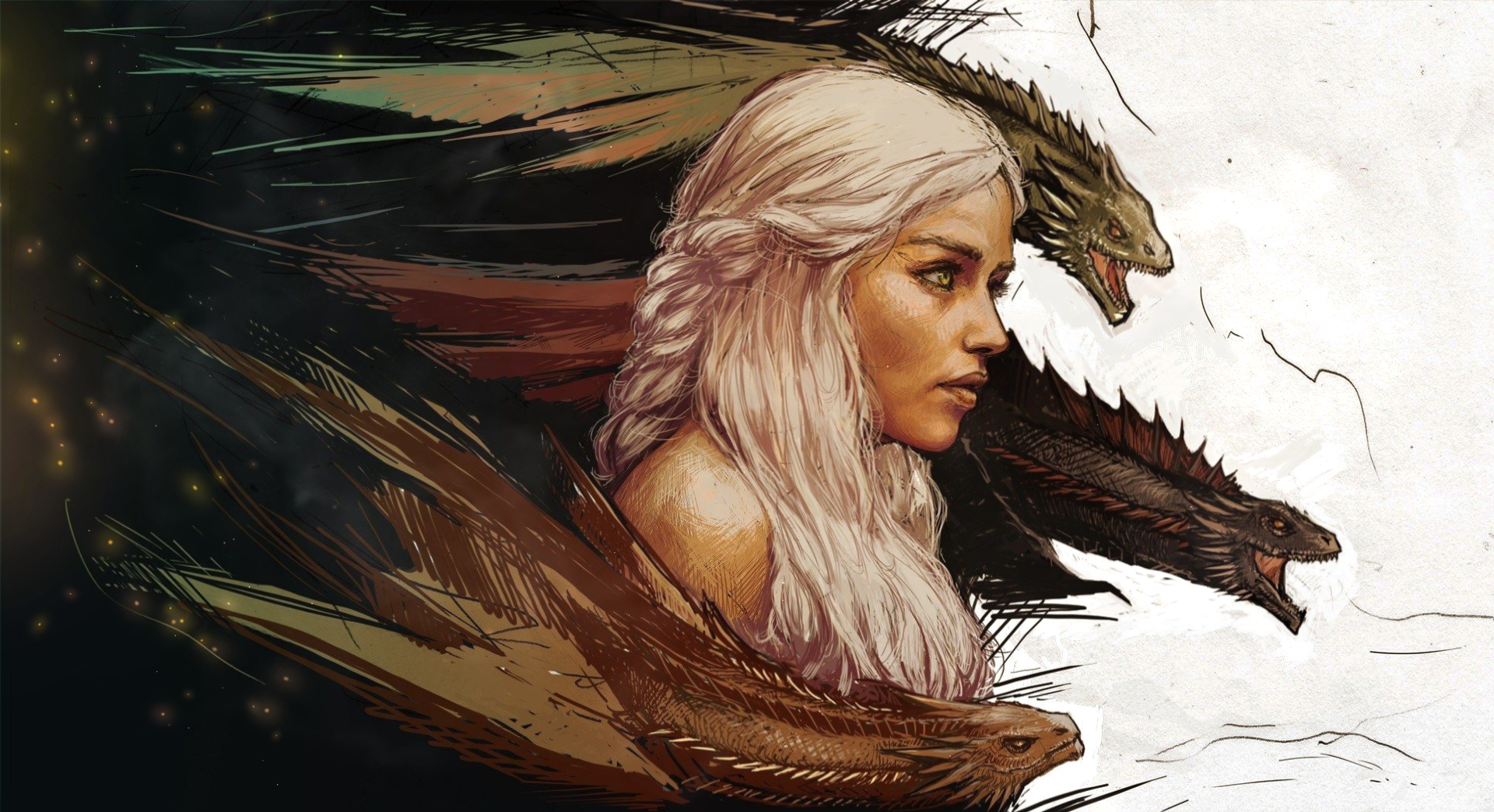 Daenerys Targaryen Drogon Viserion Rhaegal Game of Thrones live wallpaper [DOWNLOAD FREE]