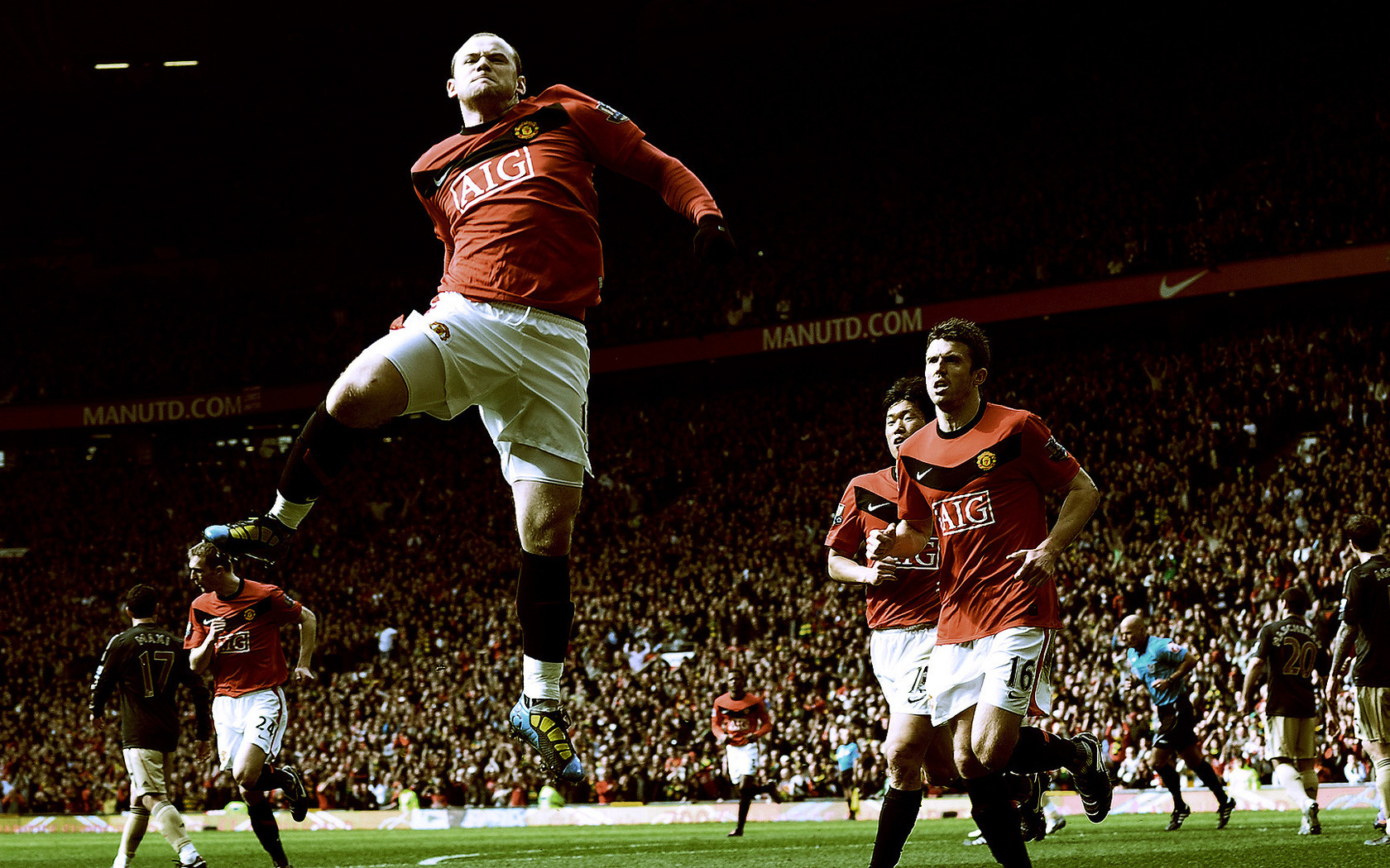 Wallpaper Wayne Rooney, footballer, striker, Manchester United, goal, soccer, football desktop wallpaper Sports GoodWP.com