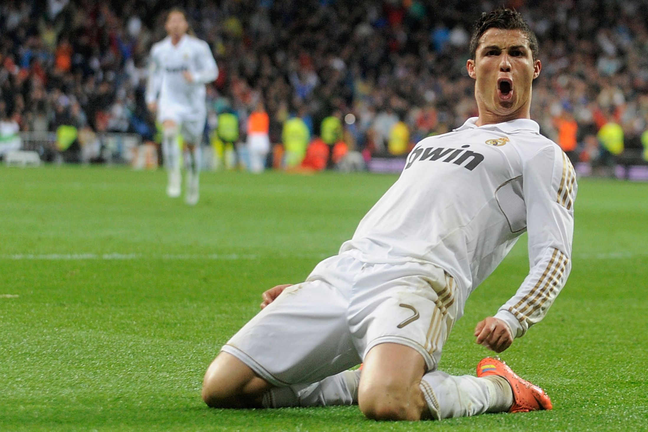 Ronaldo- celebrating his way. Cristiano ronaldo celebration, Cristiano ronaldo wallpaper, Ronaldo