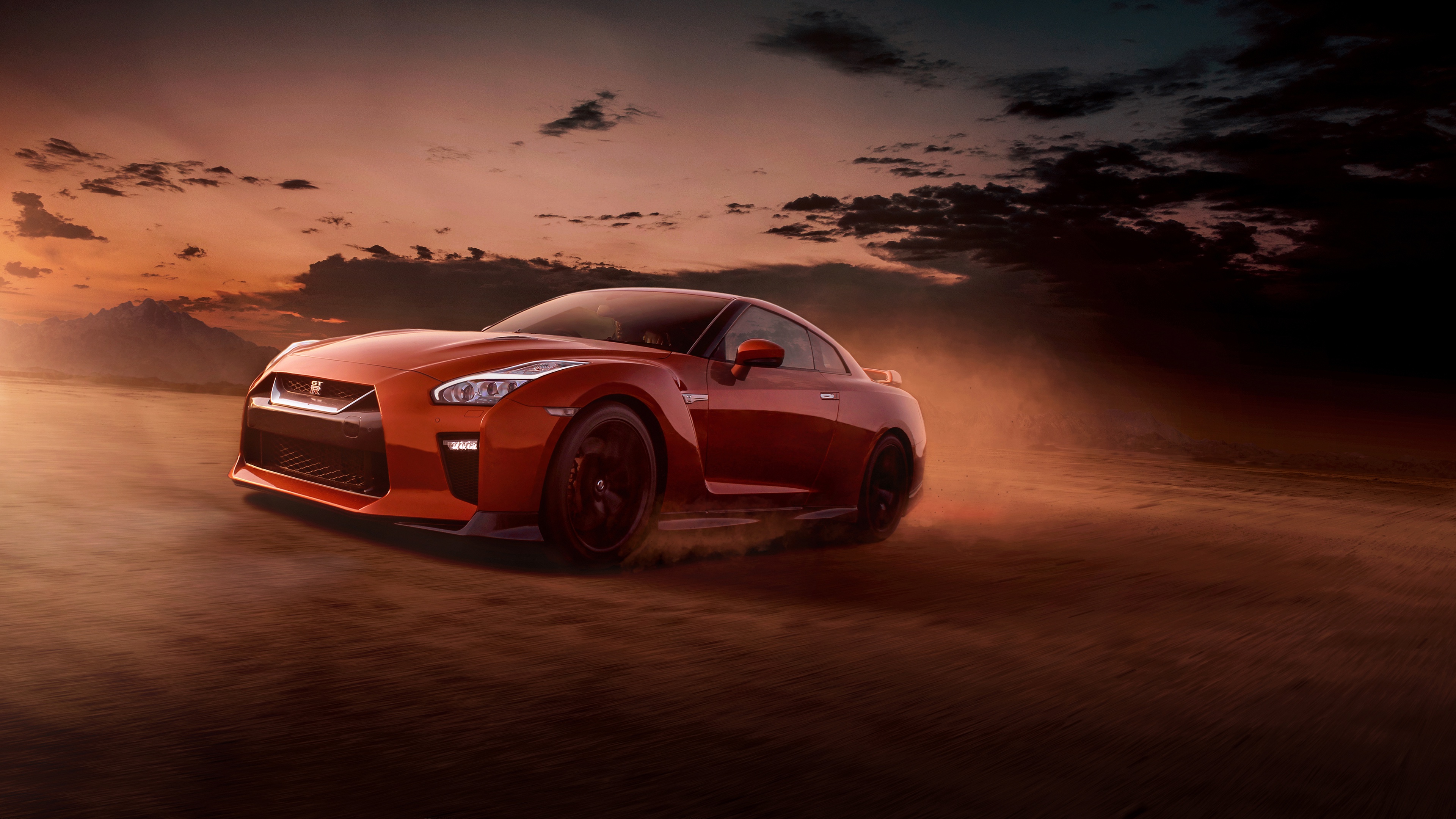 Red Nissan GTR Background Wallpaper 71685 3840x2160px