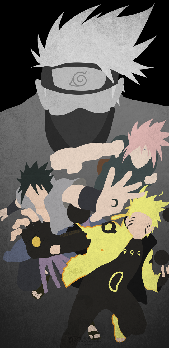 Team 7 Mobile Wallpaper: Naruto