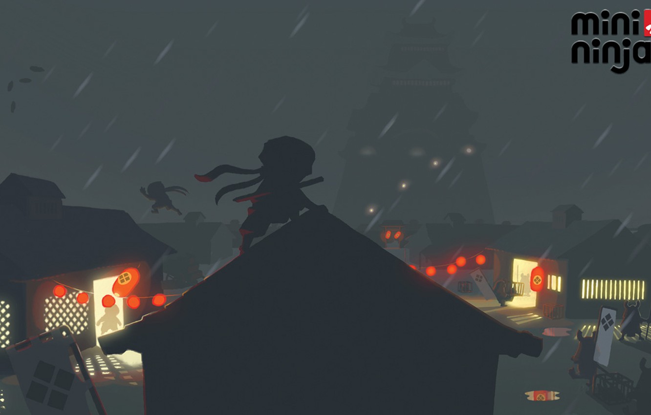 Wallpaper Japan, small, ninja, mini ninjas image for desktop, section игры
