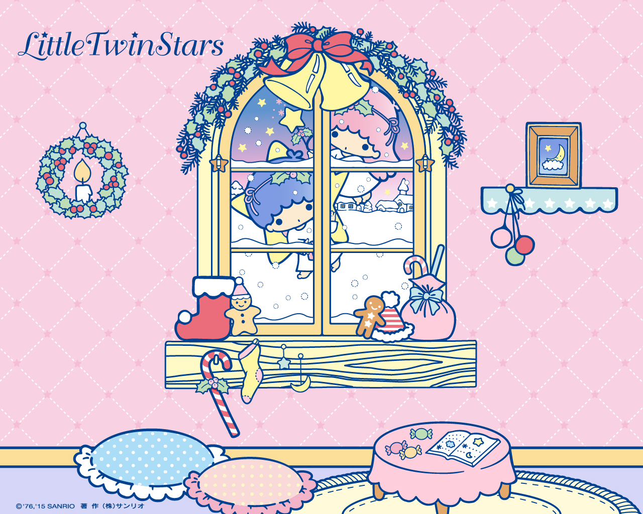 My Melody and Little Twin Stars wallpaper for FREE!