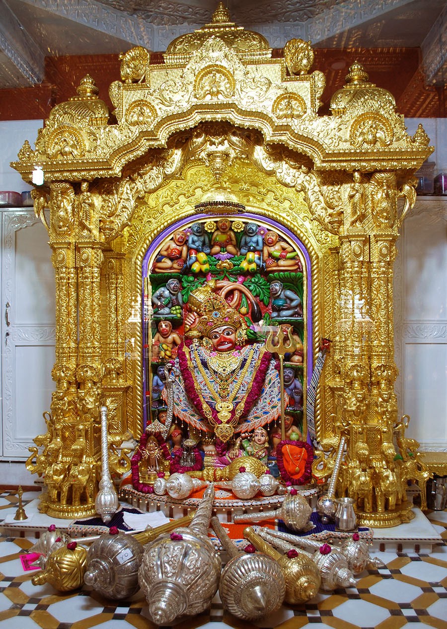 Hanuman Jayanti Live Darshan, Aarti timing and Celebration in Kastbhanjan Dev Hanumanji Temple Sarangpur Gujarat