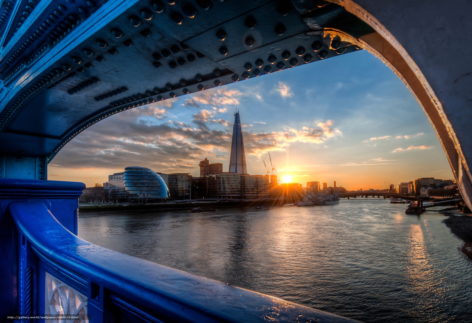 Download wallpaper London, england, the shard, city hall free desktop wallpaper in the resolution 2560x1754