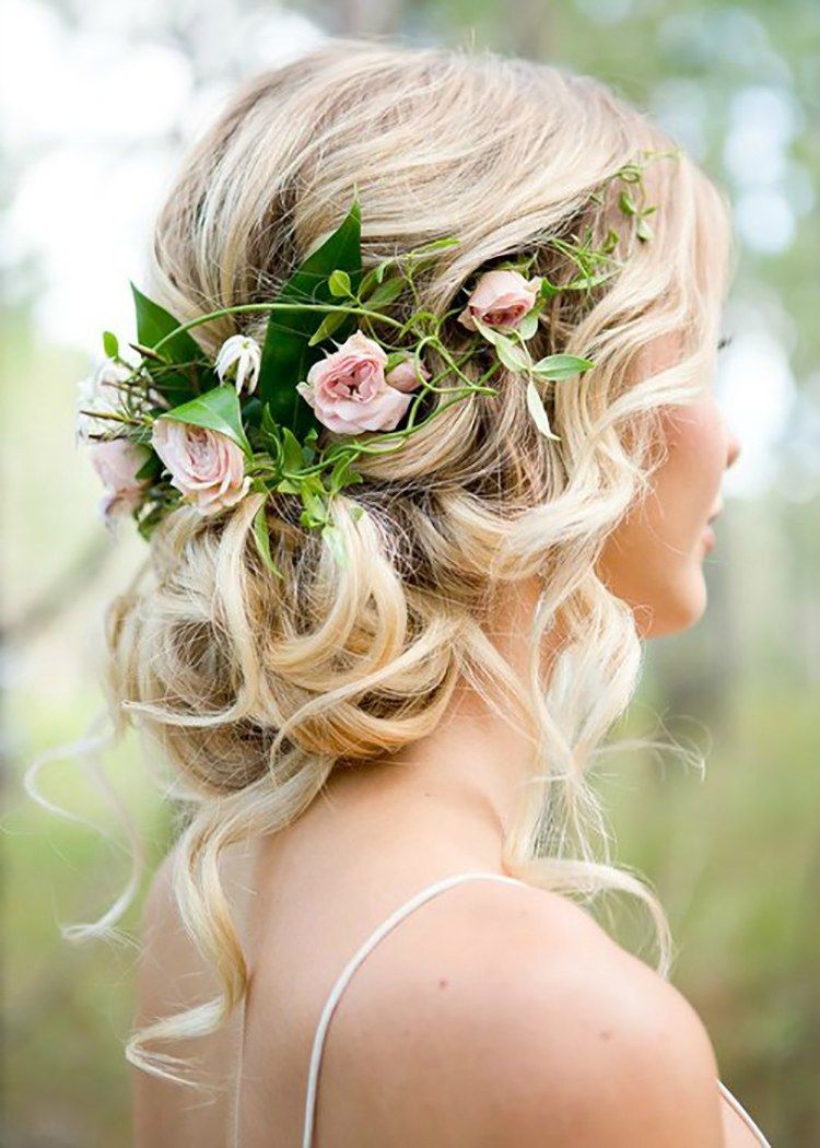 Makeup & Hair. Romantic wedding hair, Wedding hairstyles for long hair, Wedding hairstyles