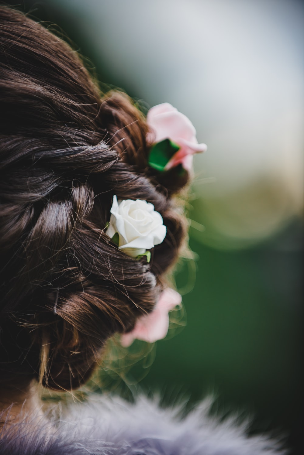 Flowers In Hair Picture. Download Free Image