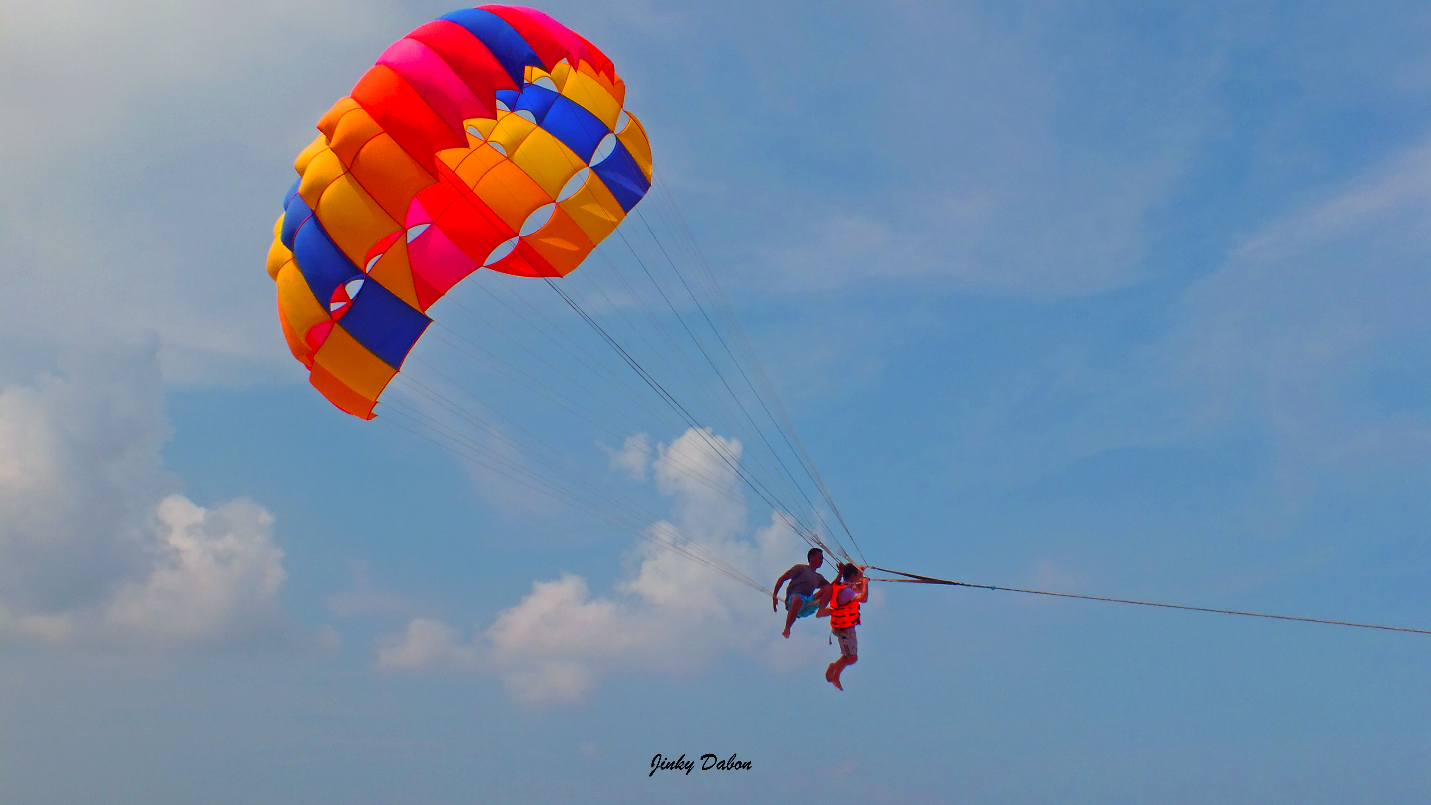 Wallpaper, sports, activity, phuket, patong, parasailing, parachute, fujifilmfinepixhs35exr 4608x2592