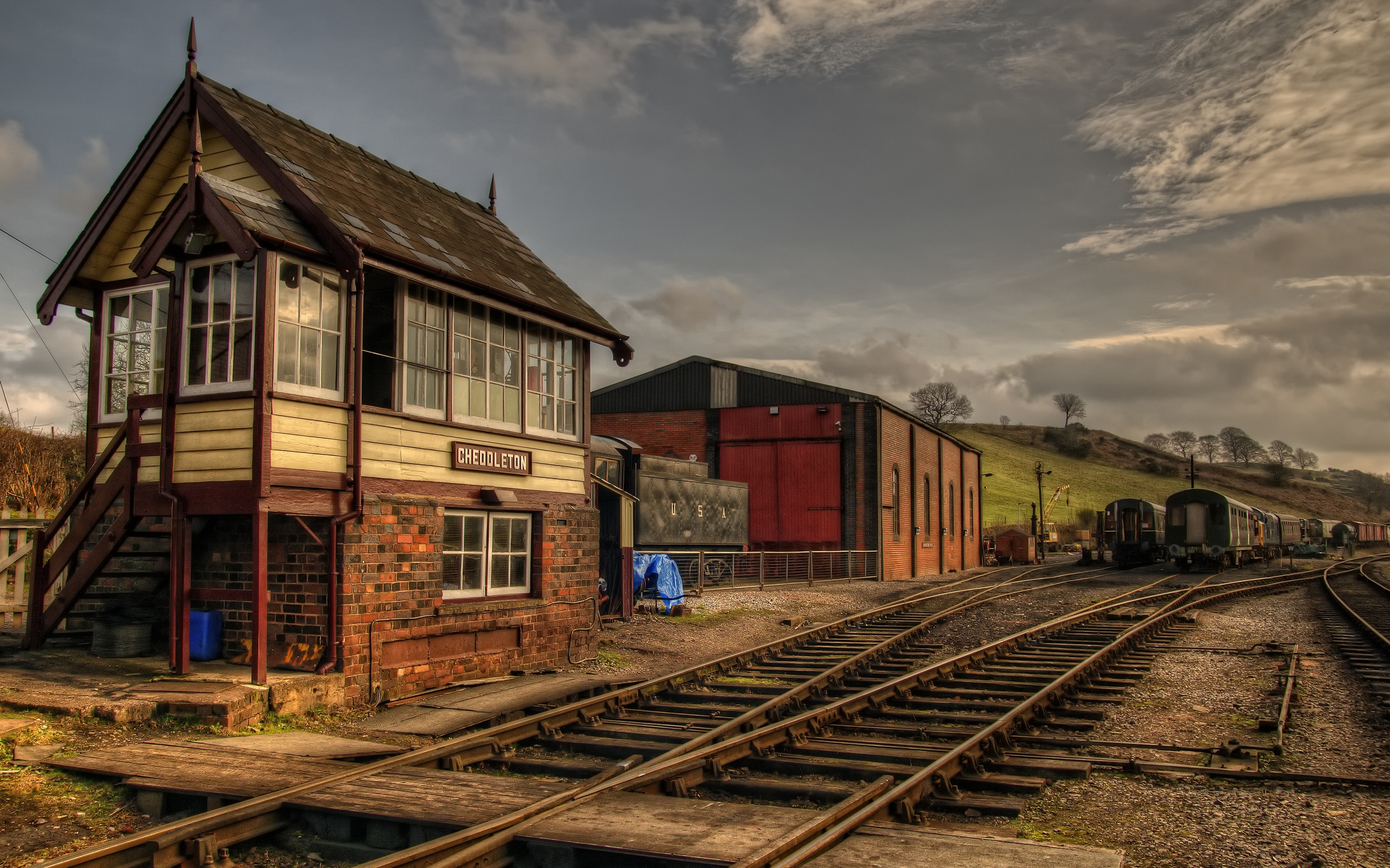 Free download Autumn Wallpaper Train Station Wallpaper HD Wallpaper 93160 [2560x1600] for your Desktop, Mobile & Tablet. Explore Free Train Wallpaper. Train Background Wallpaper, Railroad Wallpaper Desktop Screens