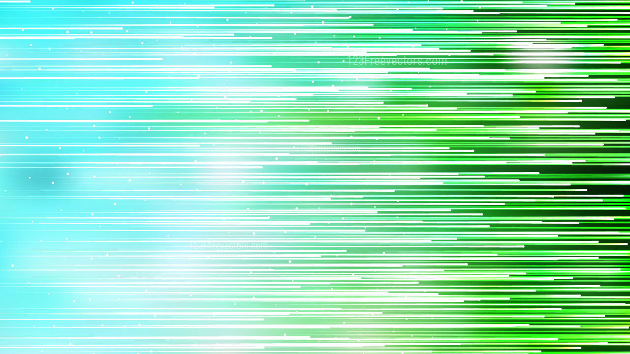 Abstract Blue Green and White Horizontal Lines Background Image