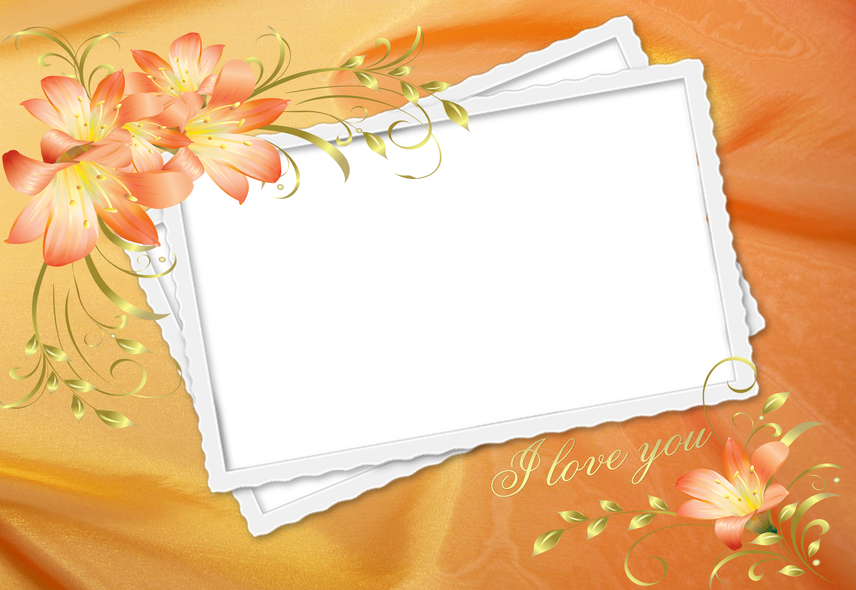 I Love You Frame Wallpaper High Quality You Frame Png - (3000x2070) Png Clipart Download