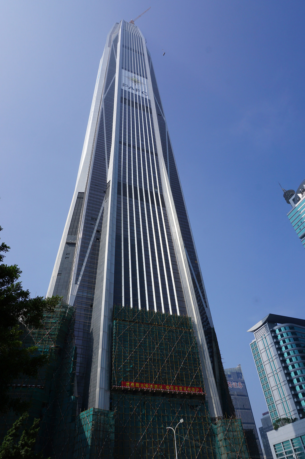 Photos Show Ping An Finance Centre's Massive Size