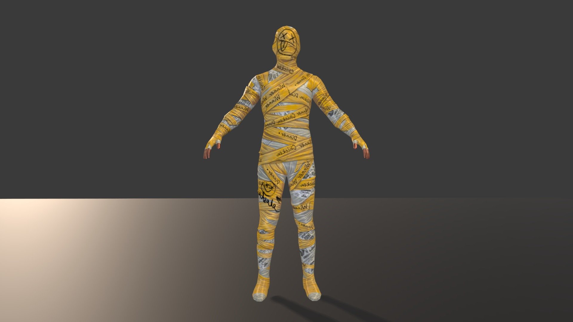 PUBG Mobile Mummy Character Free 3D model by DFLEX [eb8049b]