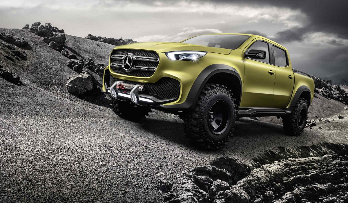 The Mercedes X Class Is A Chunky Pick Up That's Headed For Production