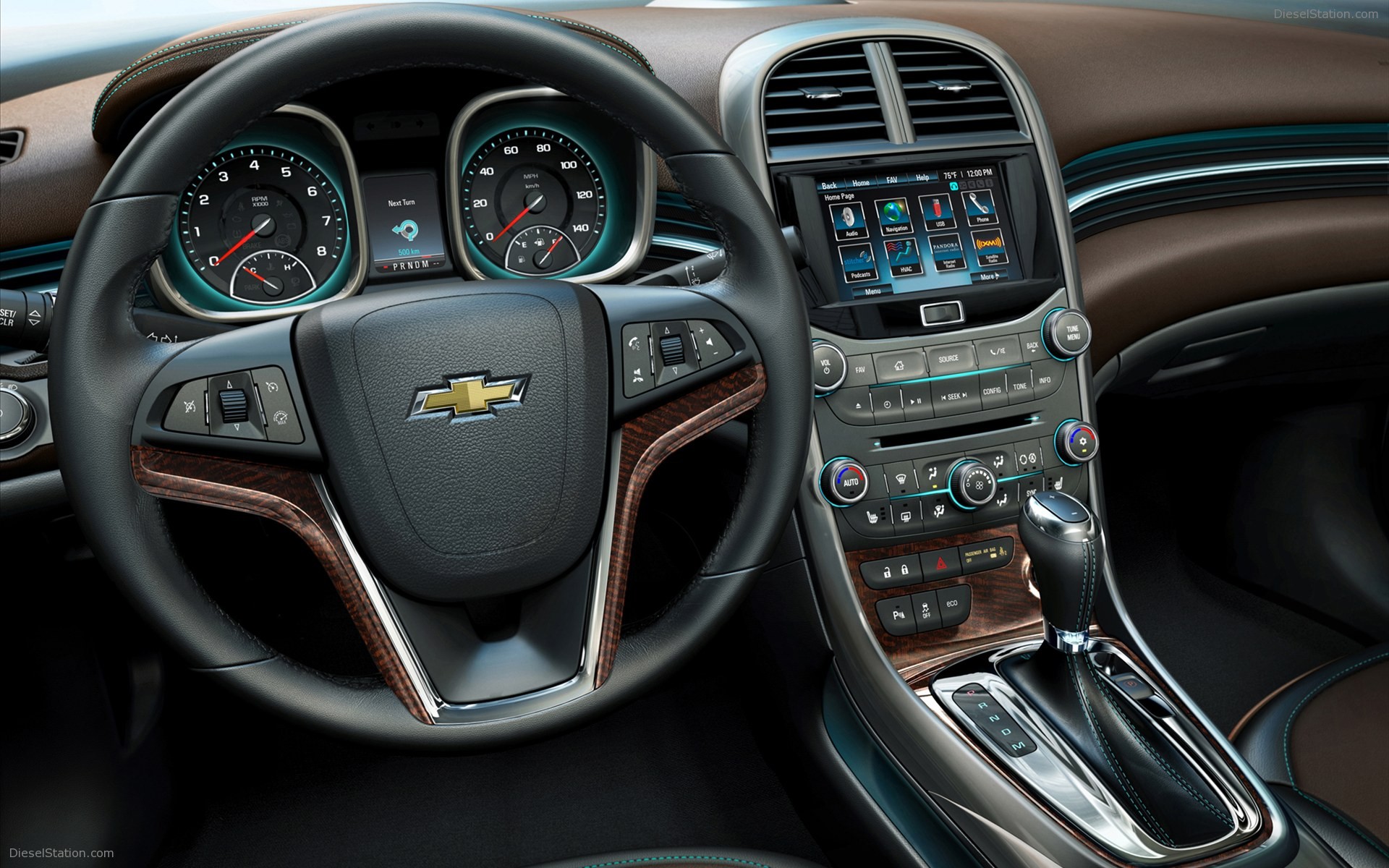 Chevrolet Malibu 2012 Widescreen Exotic Car Wallpaper of 16, Diesel Station