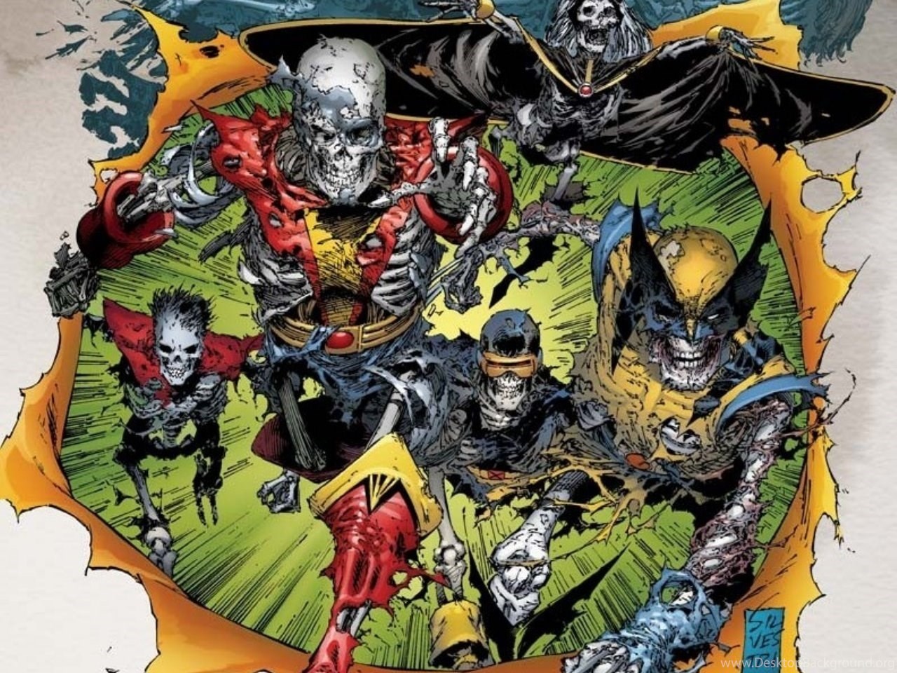 Undead X Men Marvel Comics Wallpaper Fanpop Desktop Background