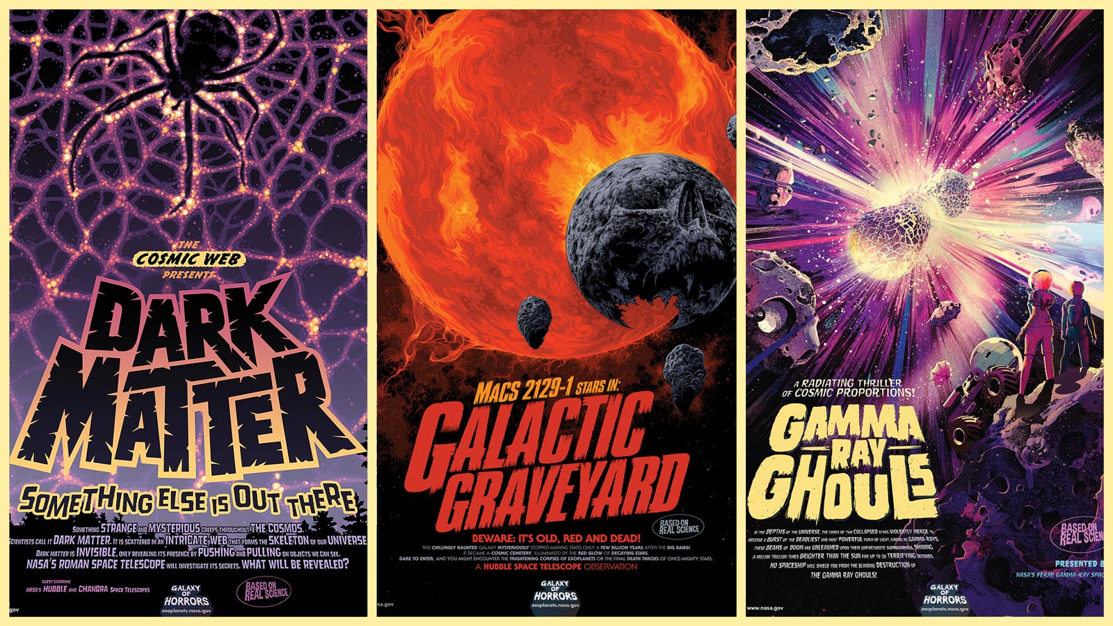 New NASA Posters Feature Cosmic Frights for Halloween