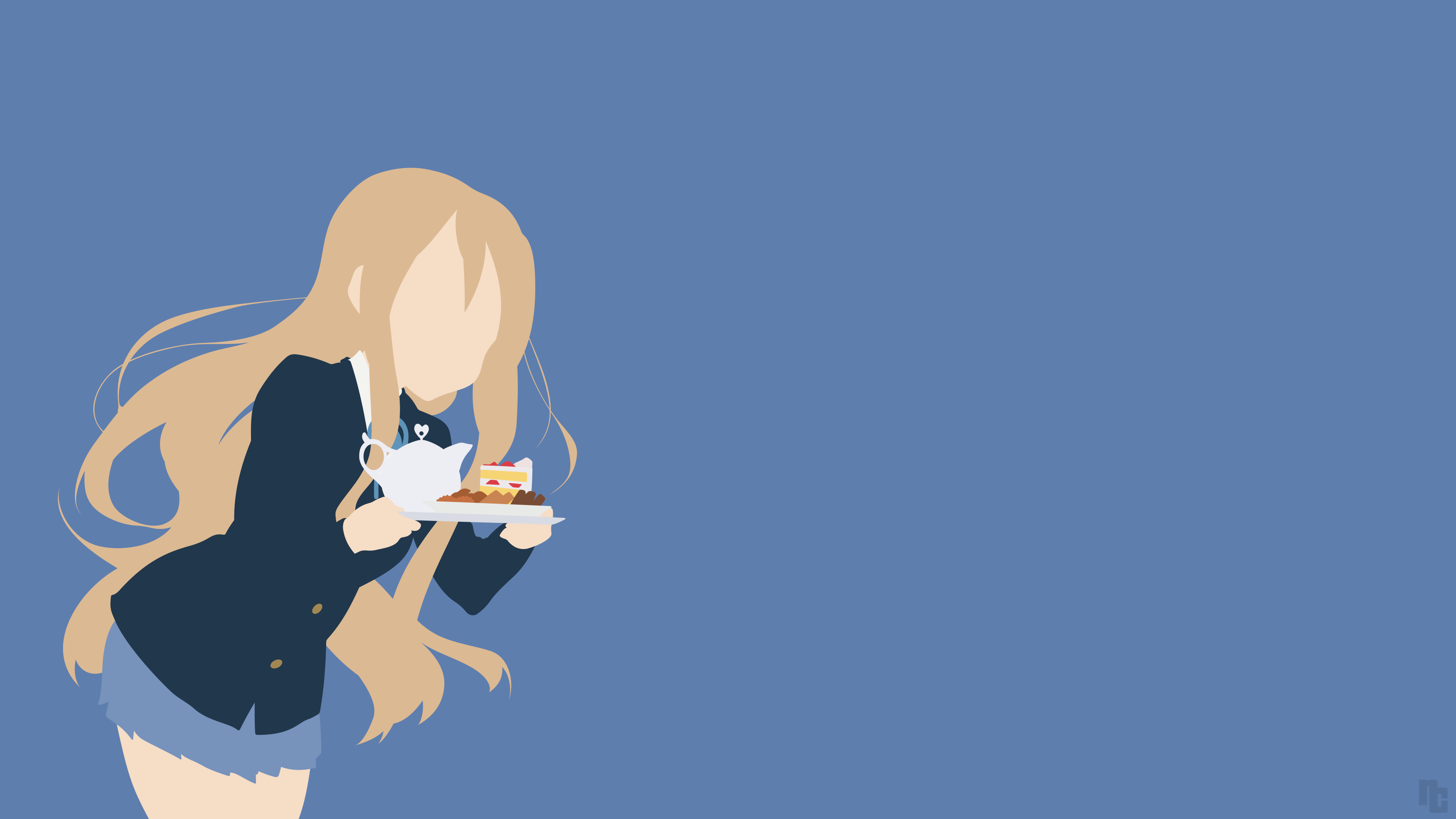 Kotobuki Tsumugi minimalist 4k Ultra HD Wallpaper
