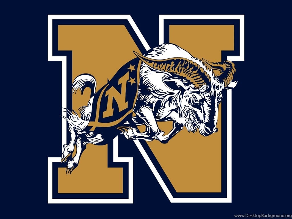 Naval Academy Athletics Logo Desktop Background