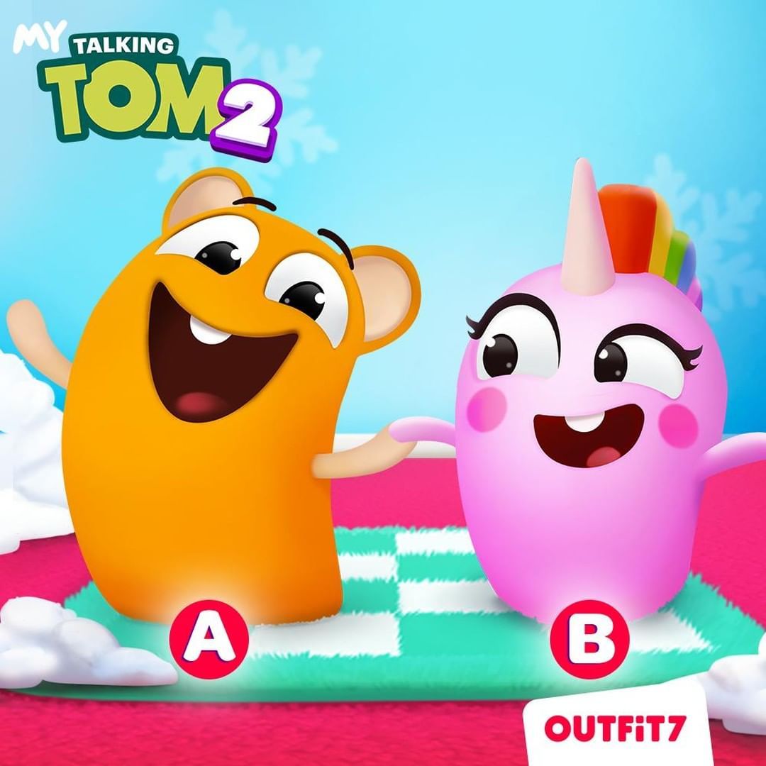 Who's your favorite #MyTalkingTom2 pet?! Tell me