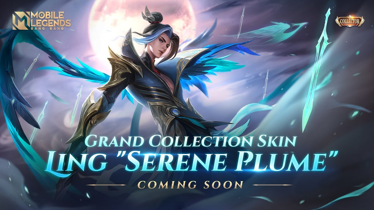Ling Grand Collection Skin. Serene Plume. Mobile Legends: Bang Bang